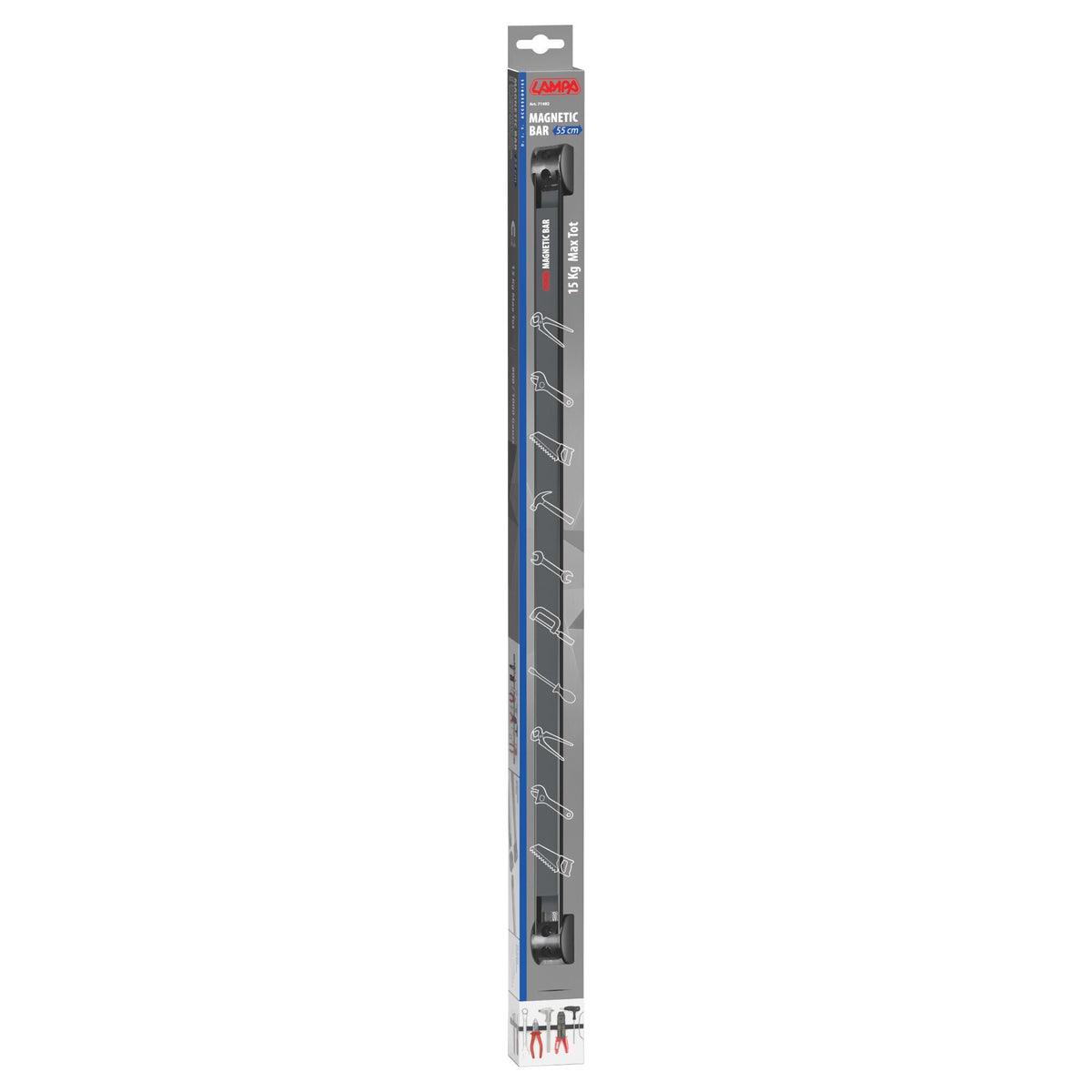 Lampa Barra magnetica porta attrezzi - 55 cm - 15 kg max 71482