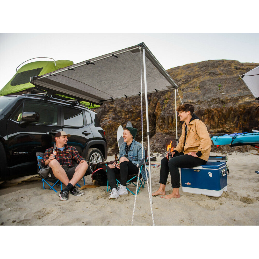 SlimShady 2x2 m Markise mit Yakima Befestigungsset