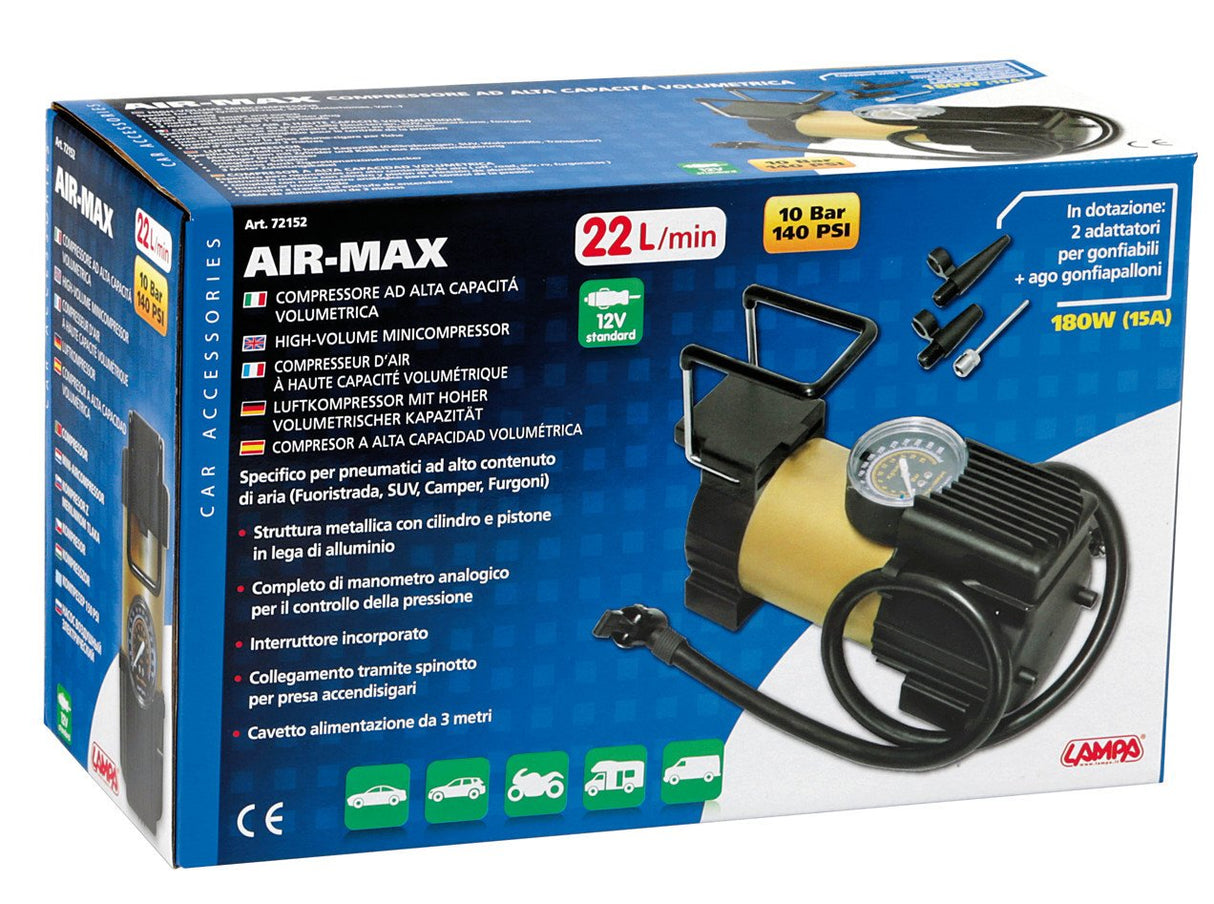 Lampa Air-Max, compressore 12V 72152
