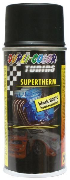 Pintura de alta temperatura Dupli-Color Supertherm negra 150 ml