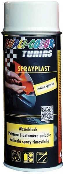 Dupli-Color Vernice rimovibile SprayPlast bianco semilucido 400 ml