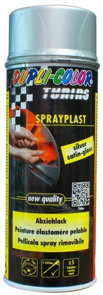 Dupli-Color Sprühlack, entfernbar, Silber RAL 9006, 400 ml