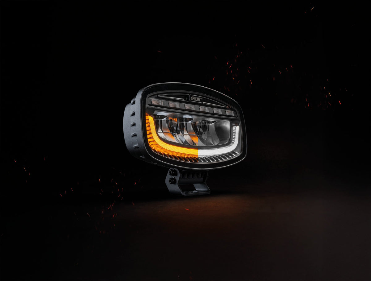 Pilot Glare Oval-Pro, faro supplementare multifunzione - 12/24V