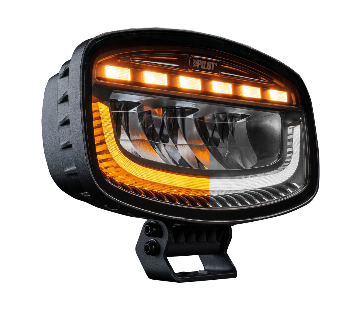 Pilot Glare Oval-Pro, faro supplementare multifunzione - 12/24V