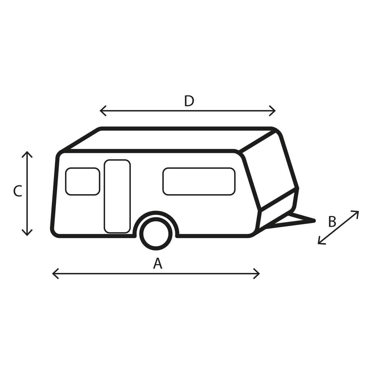 Telo Copricaravan Brunner Cover Design 12M 550-600 cm