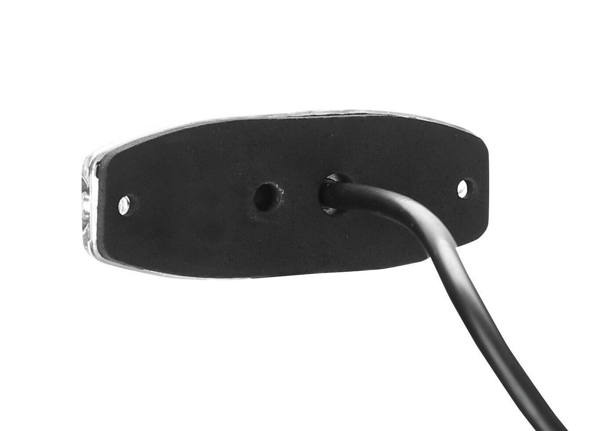 Lampa Luce di segnalazione multifunzione a 3 Led, 9/32V - 80x29 mm - Arancio 72989