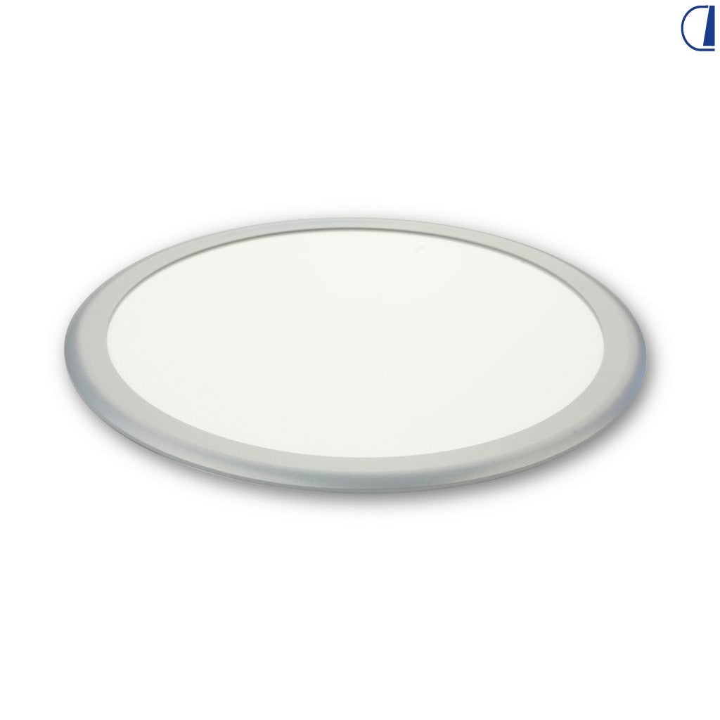 Plafoniera LED tonda ultrasottile Ø 22 cm montaggio a giorno