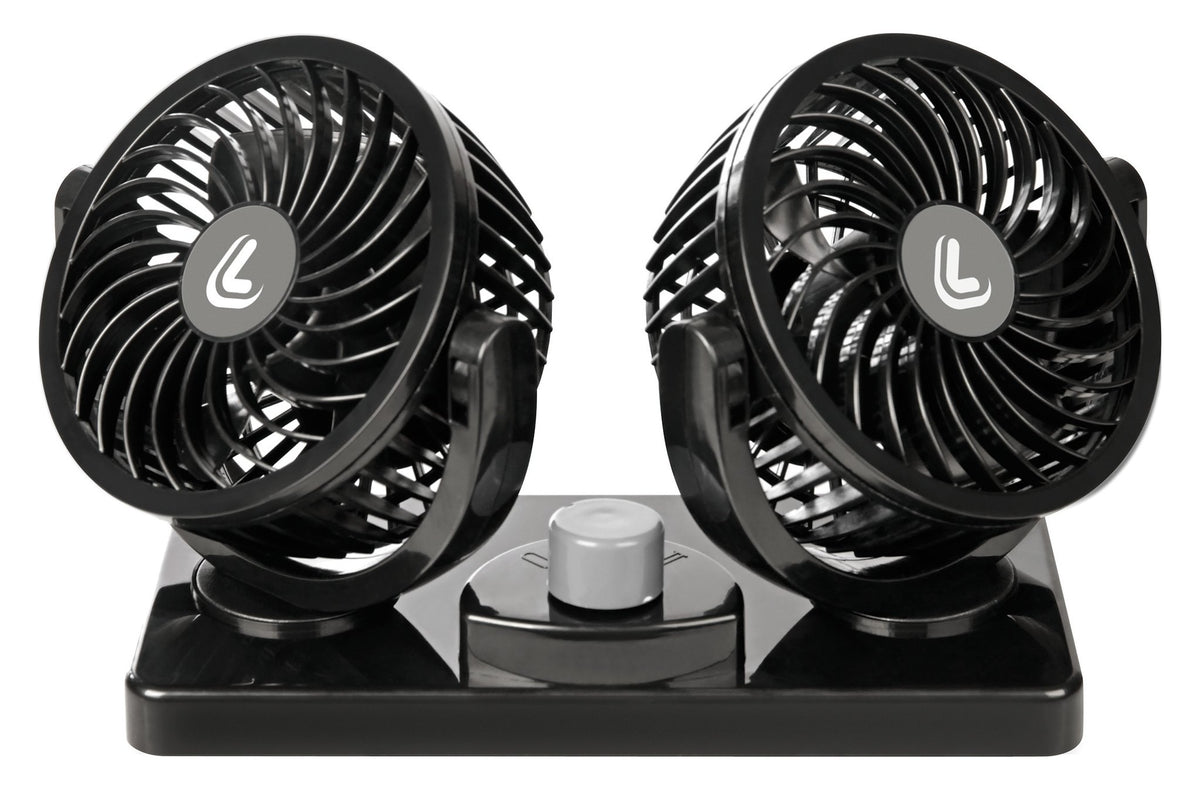 Doppio ventilatore 24V per camion 4", 2 velocità Lampa Twin-Air 73103