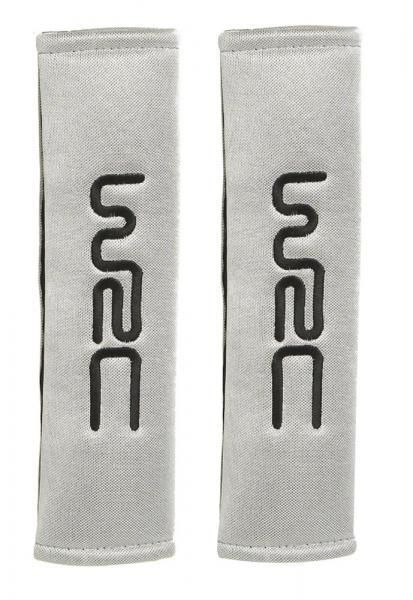 WRC Paar silberne Sicherheitsgurtpolster