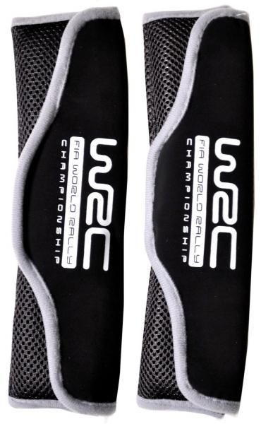 WRC Paar schwarz/graue Sicherheitsgurtpolster