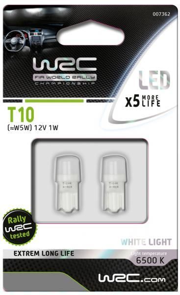 Wrc Coppia lampadine led T10 12V (W5W)
