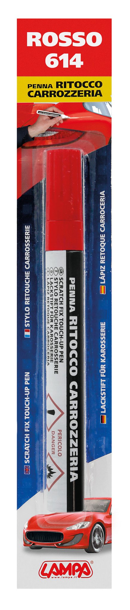 Lampa Penna ritocco carrozzeria - Rosso - 614 74614