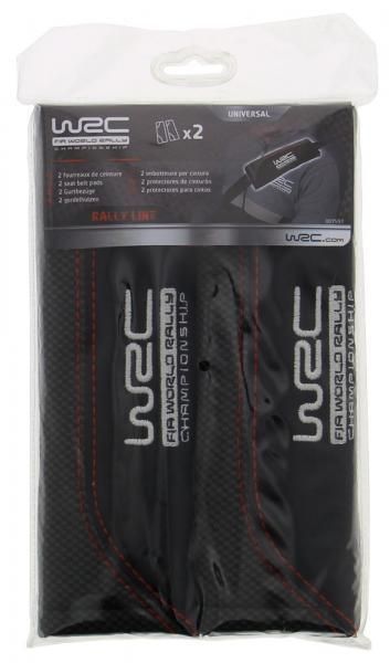 Par de almohadillas para cinturón de seguridad WRC Rally Line