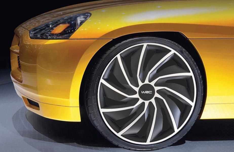 Wrc Set 4 copricerchi 14'' Turbo bicolore