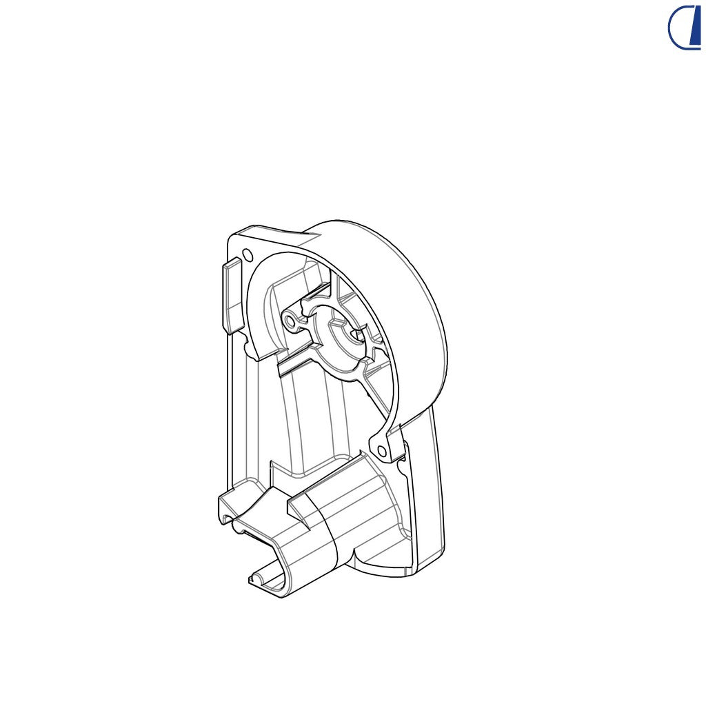 Dometic Tappo finale destro per tendalino PW 1500, bianco