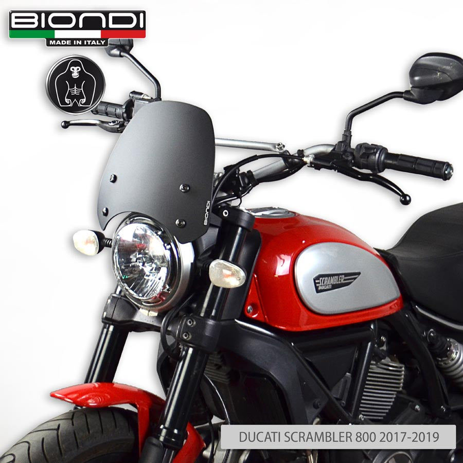 Biondi Cupolino Sport Nero Satinato Ducati Scrambler 400/800/1100 - MPN 8010405