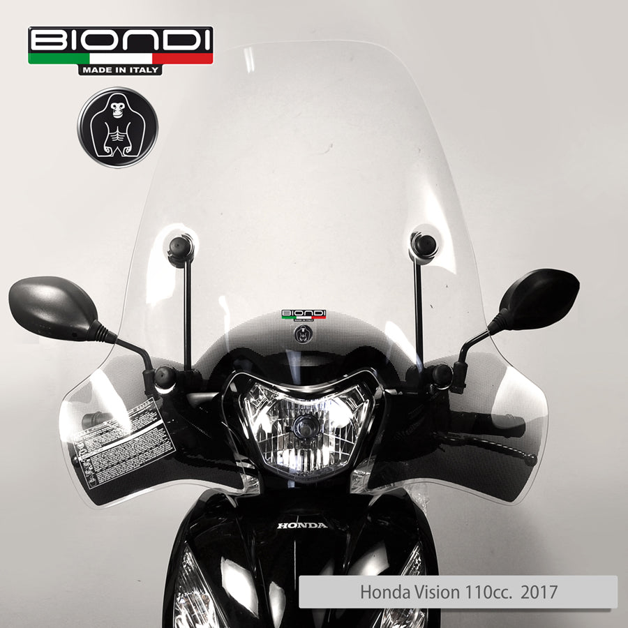 Biondi Club Parabrezza Scooter Trasparente Honda SH Vision SYM HD - MPN 8061223
