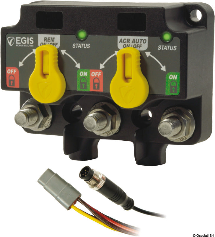 Egis XD NMEA 2000 Staccabatterie Doppio Relay/Relay con Manopole 8P DT