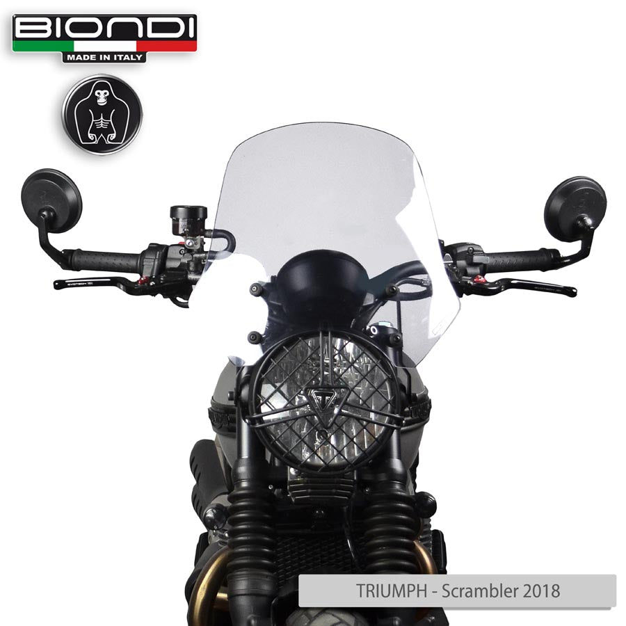 Biondi Cupolino Touring Trasparente Kawasaki Z650RS / Triumph Scrambler, Speed, Twin - MPN 8010454