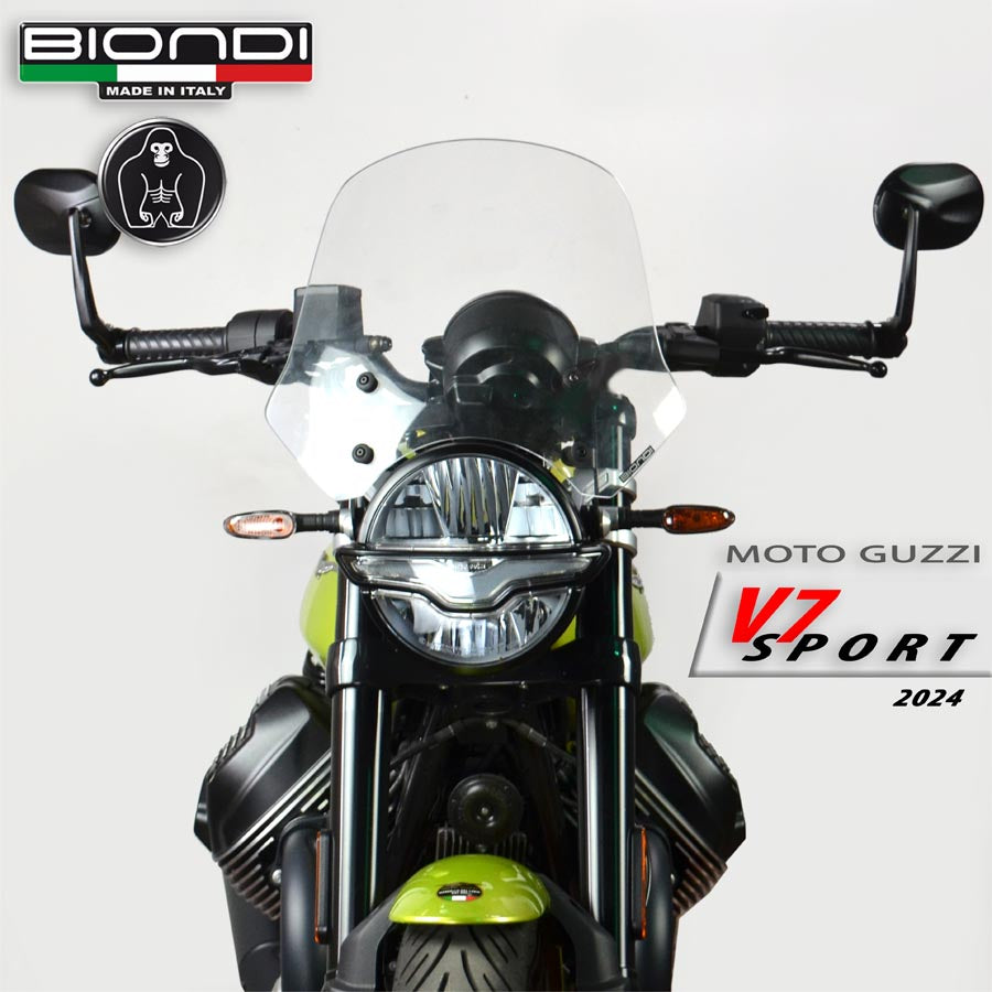 Biondi Cupolino Touring Trasparente Moto Guzzi V7 III / V7 IV / V7 Sport / V9 Bobber