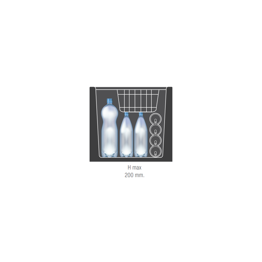 Vitrifrigo TL35 34 L Toplader-Kühlschrank, externer Kompressor 12/24 V