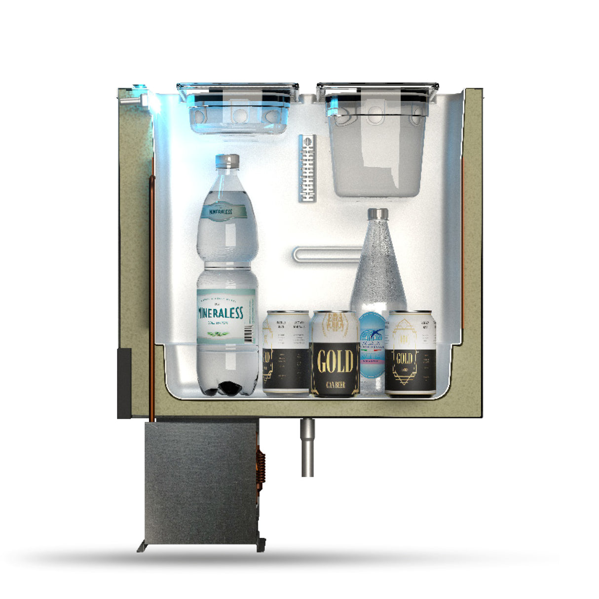 Vitrifrigo TL43 Kühl-/Gefrierkombination - R600 12/24V DC