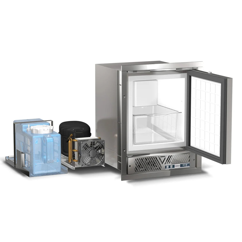 Vitrifrigo IM XT OCX2 Nachfüll-Eiswürfelbereiter aus Edelstahl, 24 l, 8 kg/24 h, 230 V AC (ICEMAKER-Serie)