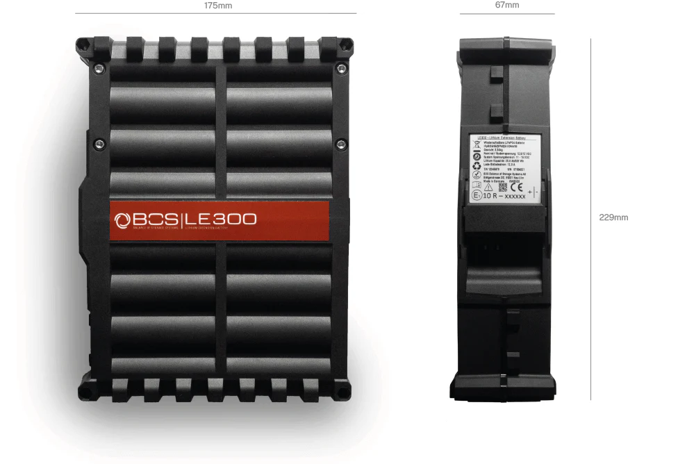 Extensor de batería de litio BOS LE300 de 100 Ah