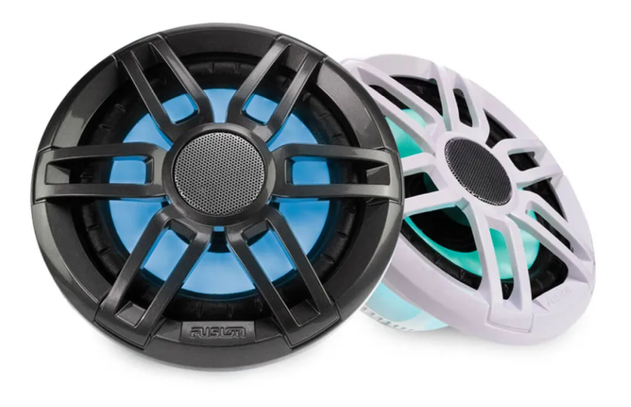 Garmin Fusion Altoparlanti Nautici da 7.7''con Luci RGB e Griglia Sport G/B 010-02197-20
