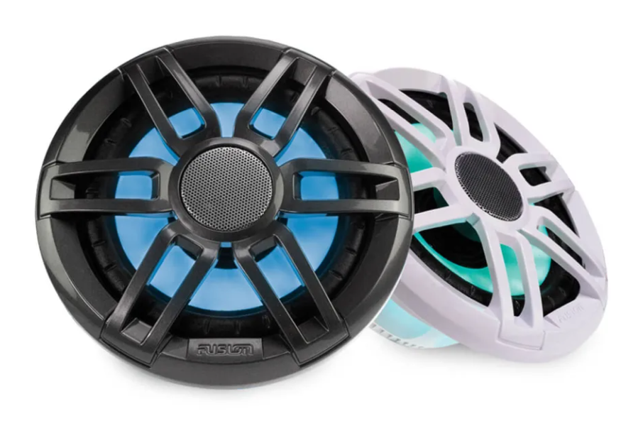 Garmin Fusion Altoparlanti Nautici da 6.5''con Luci RGB e Griglia Sport G/B 010-02196-20