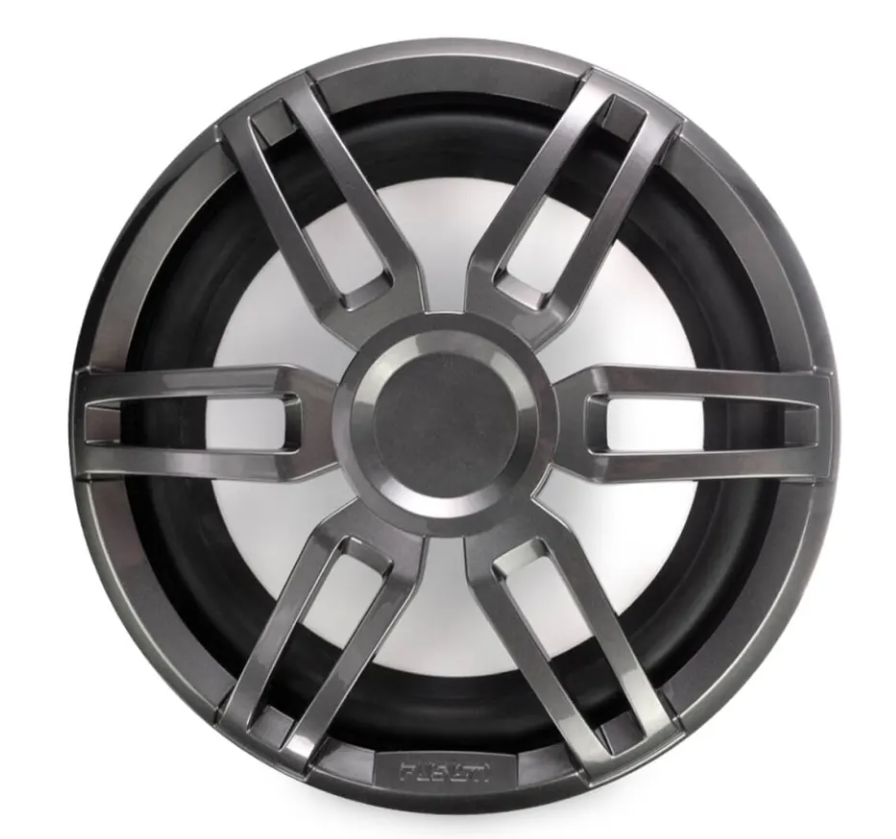 Altavoces marinos Garmin Fusion de 10" y 600 W con rejilla deportiva gris 010-02198-20