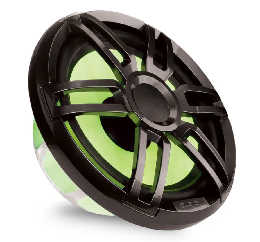 Altavoces marinos Garmin Fusion de 10" y 600 W con rejilla deportiva gris 010-02198-20