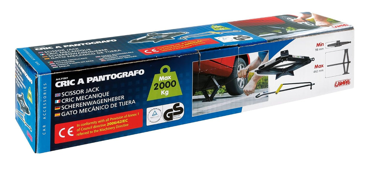 Gato de tijera Lampa - 2.000 kg 71501