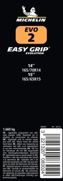 Michelin Catene neve Easy Grip Evolution gruppo EVO 2