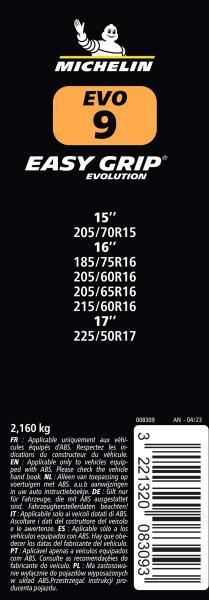 Michelin Easy Grip Evolution Schneeketten, Gruppe EVO 9