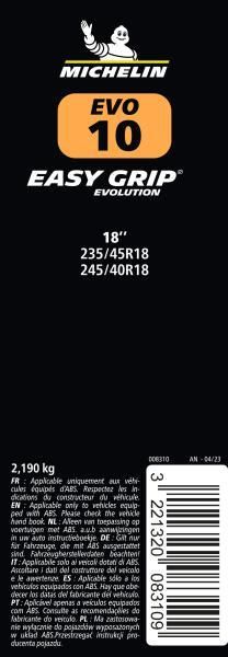 Michelin Catene neve Easy Grip Evolution gruppo EVO 10