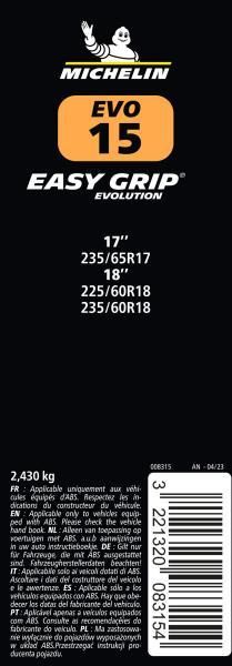 Michelin Catene neve Easy Grip Evolution gruppo EVO 15