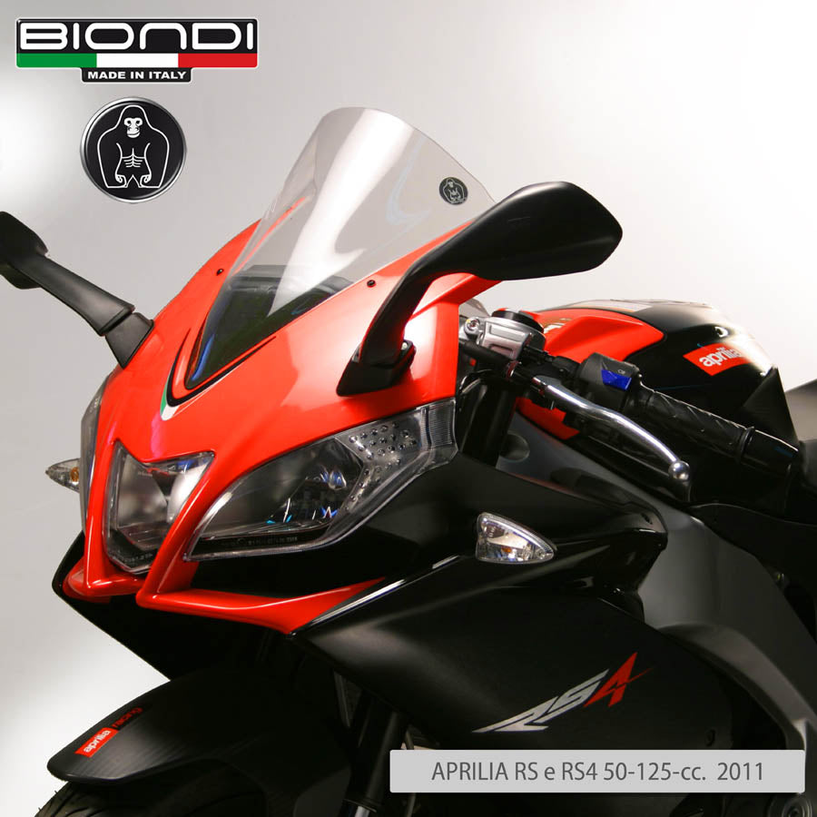 Biondi Cupolino Doppia Bolla Trasparente Aprilia RS / RS4 / RSV4 - Linea Gust