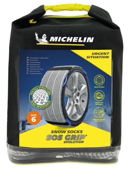 Calcetines de nieve de tela Michelin SOS Grip Evolution, grupo SOS6