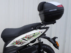 SHAD SH26 Topcase-Kit + Piaggio Typhoon 125 2011 Befestigung