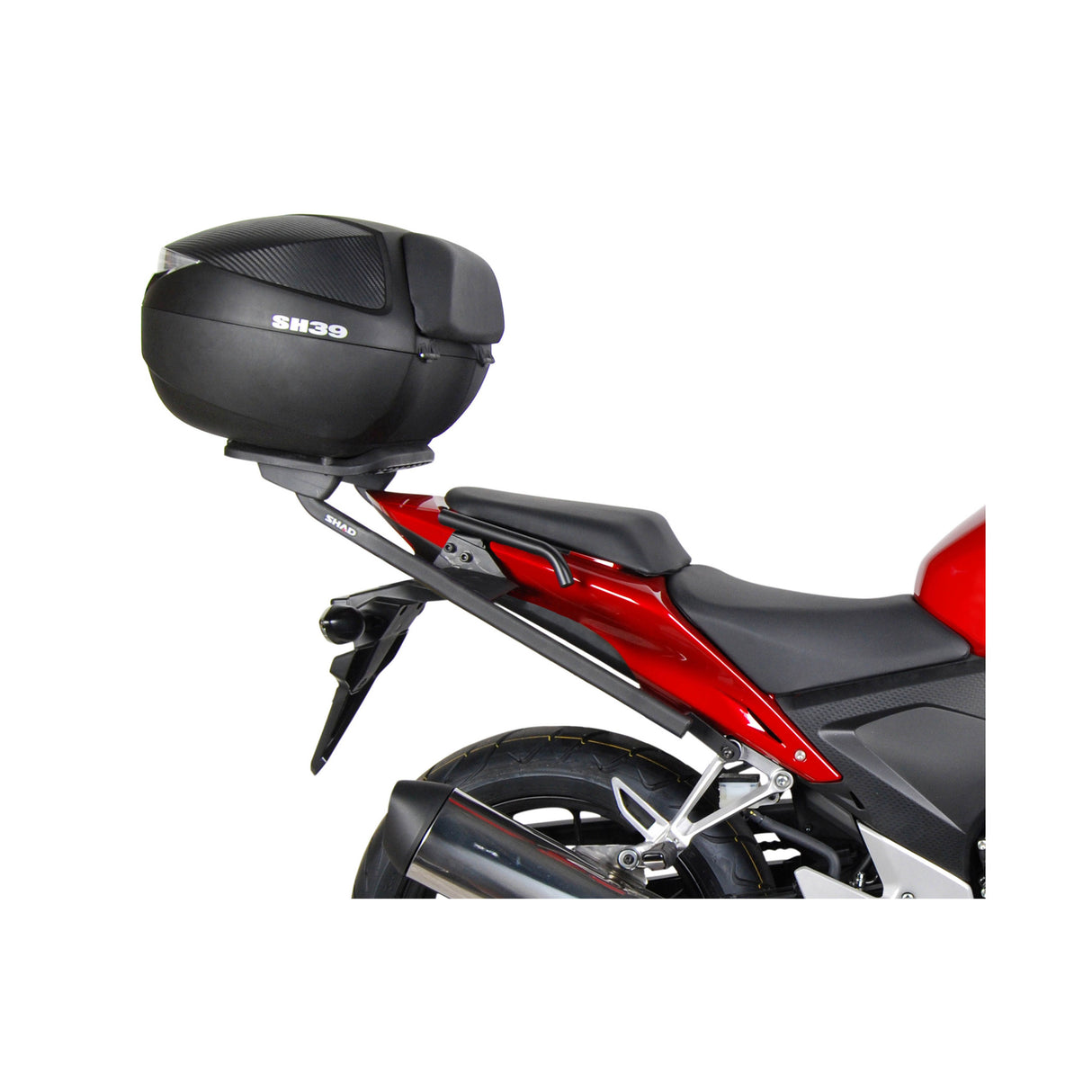 Baúl superior Shad para motocicleta o scooter SH39 Carbon D0B39106