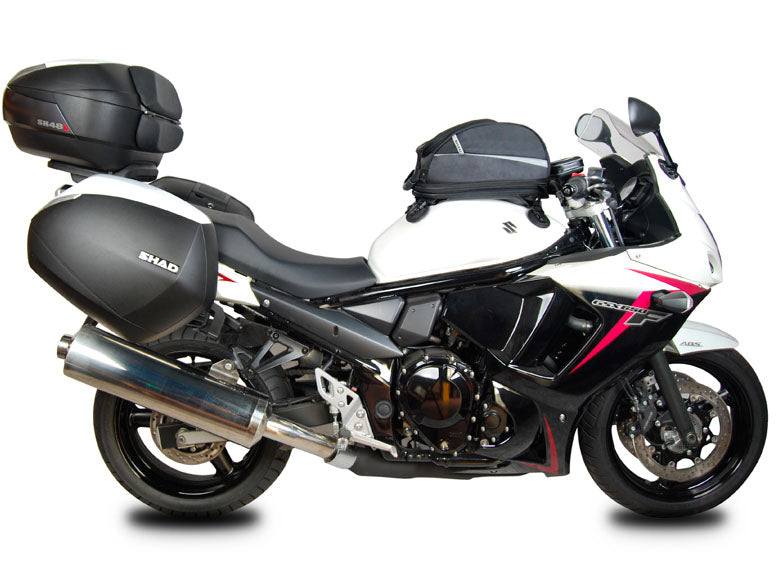 KIT VALIGIE LATERALI SHAD SH35+TELAIO 3P SUZUKI BANDIT 650 ABS 2011