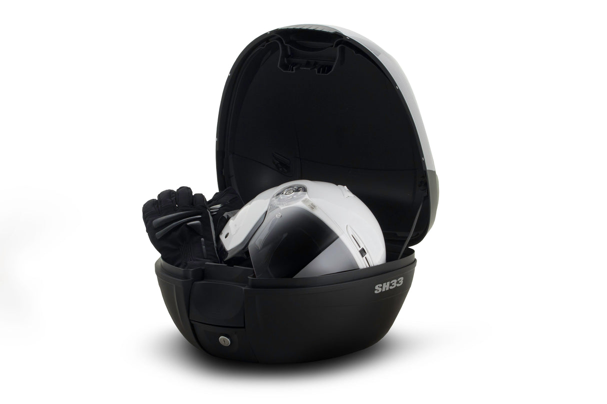 Baúl superior Shad SH33 para motocicleta o scooter, negro, D0B33200