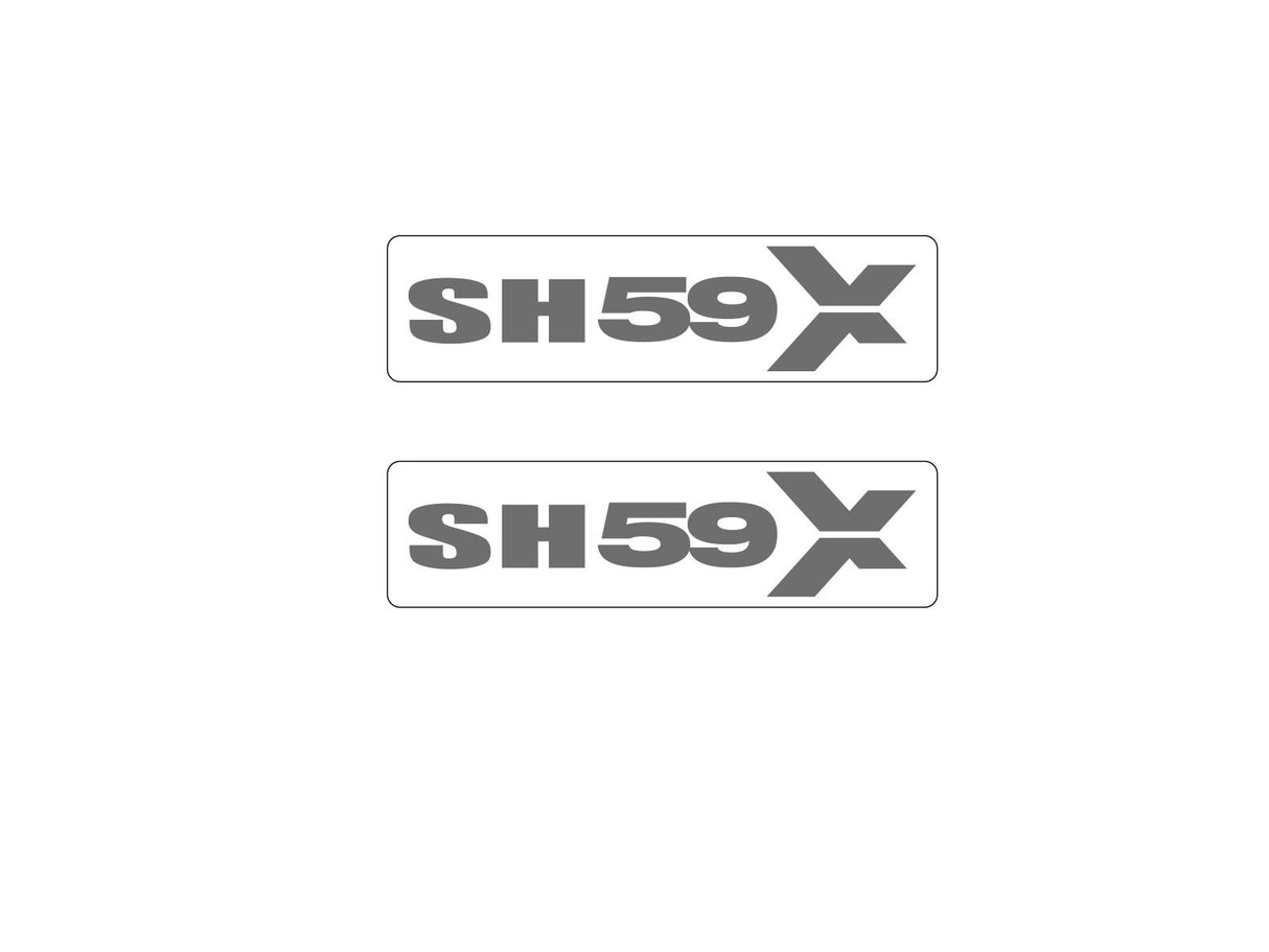 Juego de pegatinas para maleta superior Shad SH59X 2016 D1B59ETR