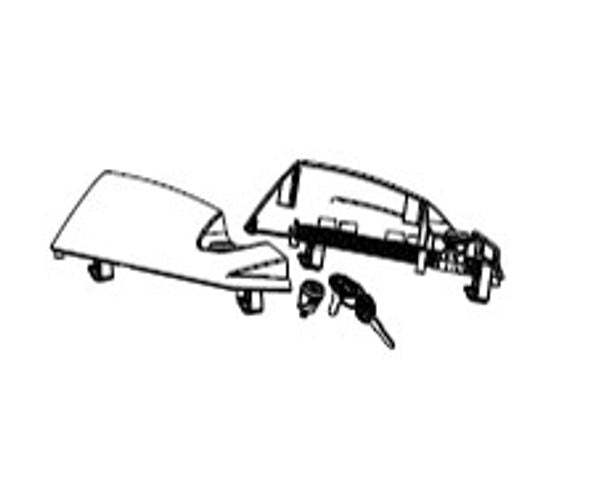 Verschlussmechanismus-Kit für die obere Abdeckung des Sonnenschutzkastens SH23 D1B23MAR