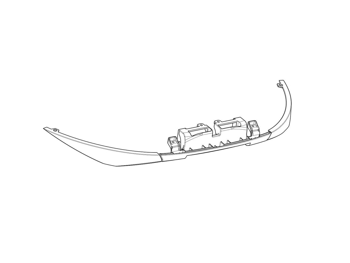 Shad Catadiottro Bauletto SH58 Bianco TrasparenteD1B58CAR