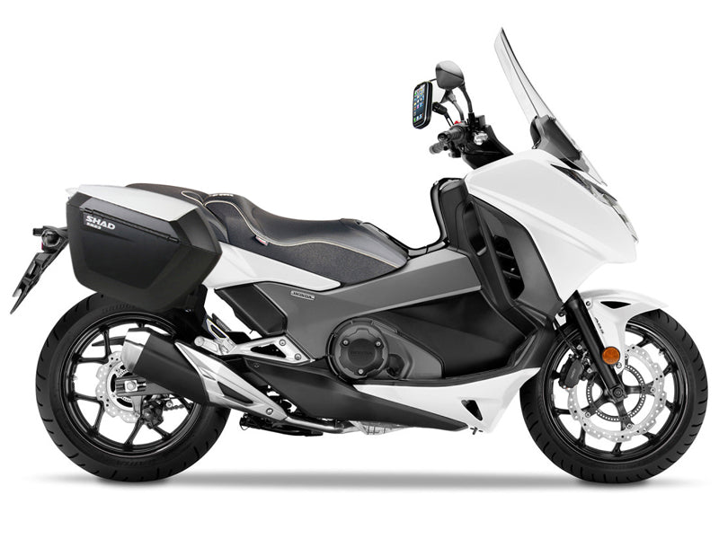 SHAD SH38X Aluminium-Seitenkoffer-Kit + 3P-Systemrahmen für Honda Integra 750 ab Baujahr 2016