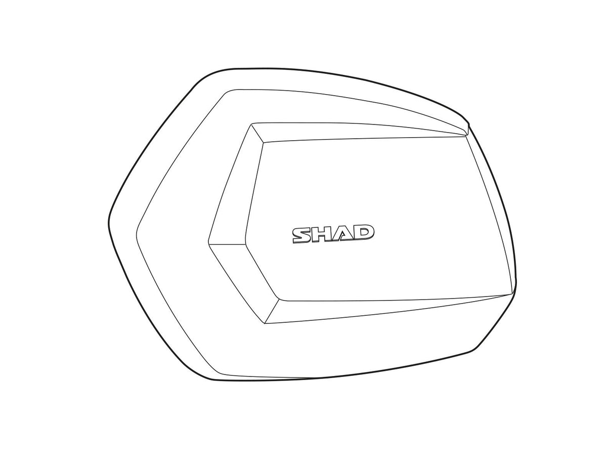 Schattenschutzkoffer SH35 links in Aluminium D1B35TLR
