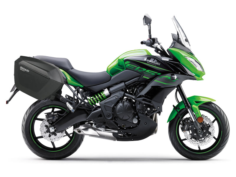 SHAD SH38X Aluminium-Seitenkoffer-Kit + 3P-Systemrahmen für Kawasaki Versys 650 ab 2015