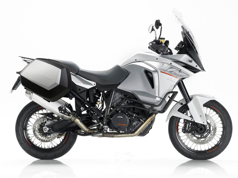 Kit de maletas laterales negras SHAD SH38X + chasis 3P System KTM 1050 ADVENTURE 14>